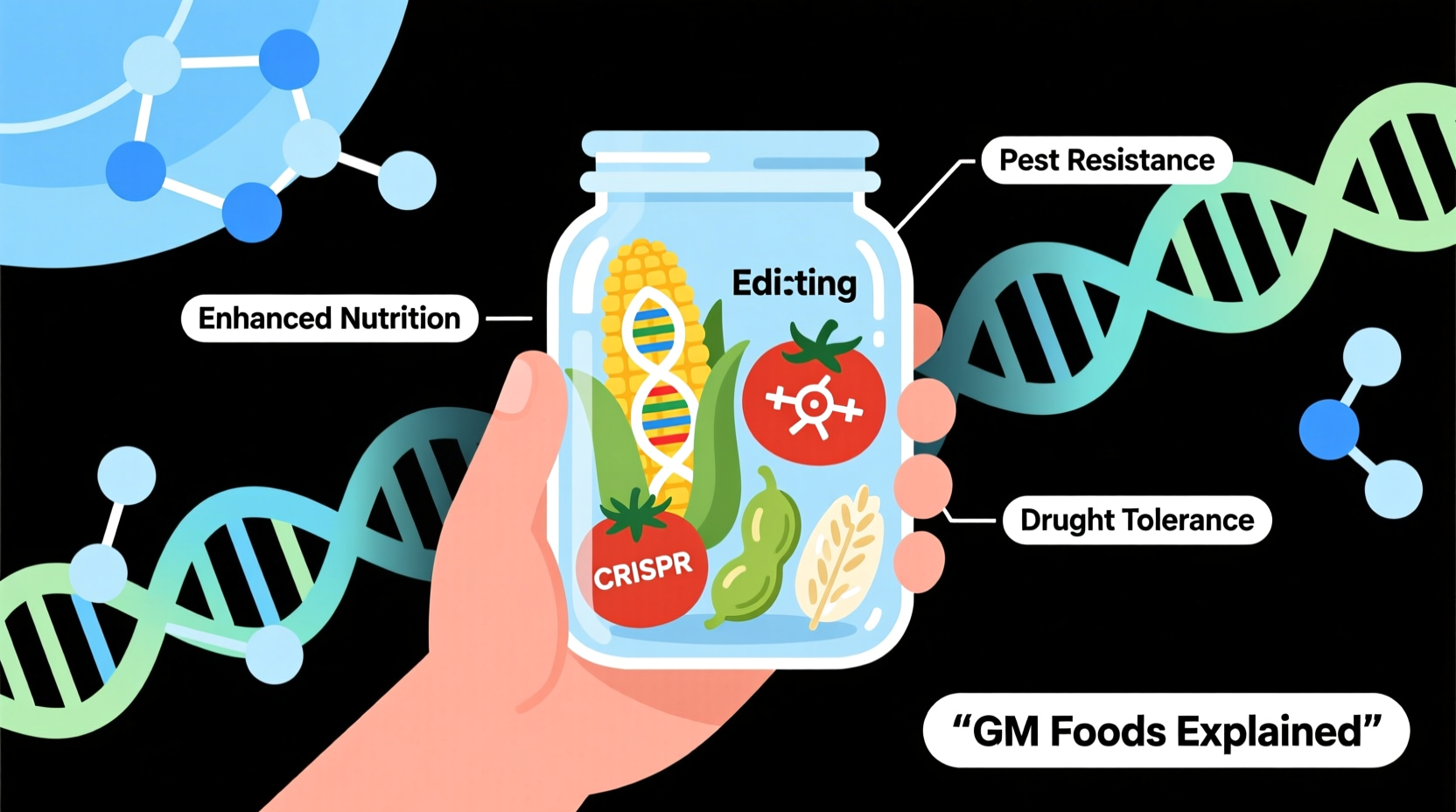 What's Actually in Genetically Modified Foods: Science-Based Facts