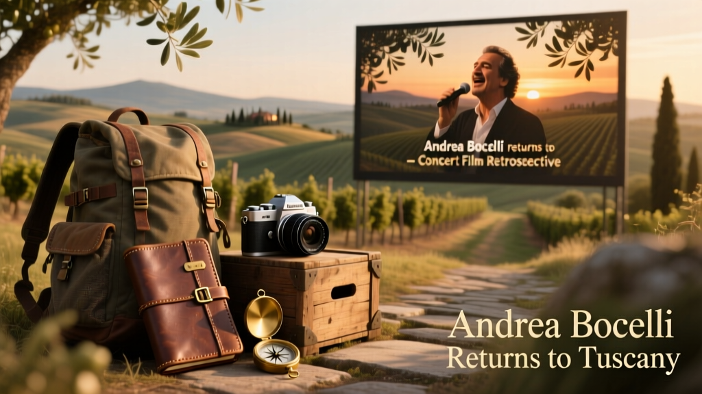 Andrea Bocelli Returns to Tuscany in His New Concert Film Retrospective: A Cinematic Homage to Heritage, Acoustics, and Authenticity