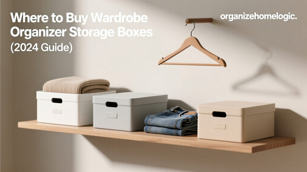 Where to Buy Wardrobe Organizer Storage Boxes (2024 Guide)