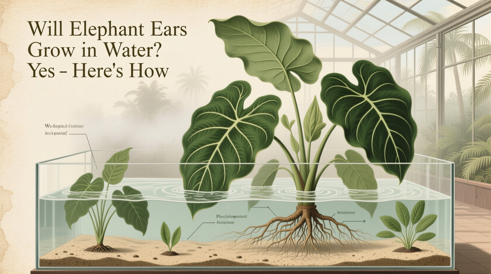 Grow Elephant Ears in Water: 3 Easy Methods | TheHomeSprouts