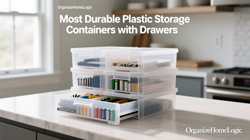 Most Durable Plastic Storage Containers with Drawers
