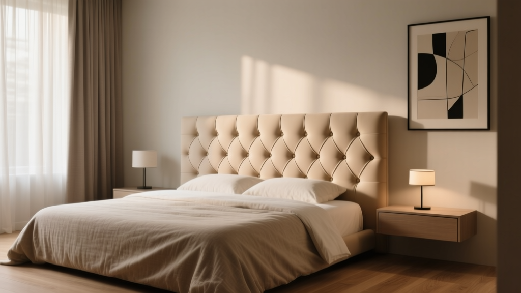 Bedroom Channel Tufted Headboard Guide - The Decor Mag