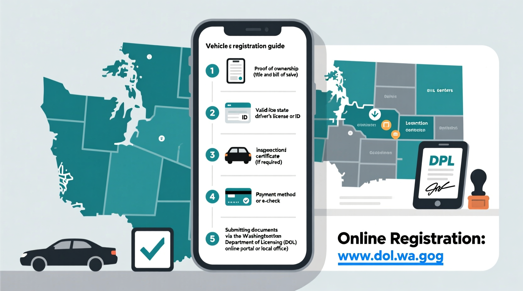 how to register a car in washington state