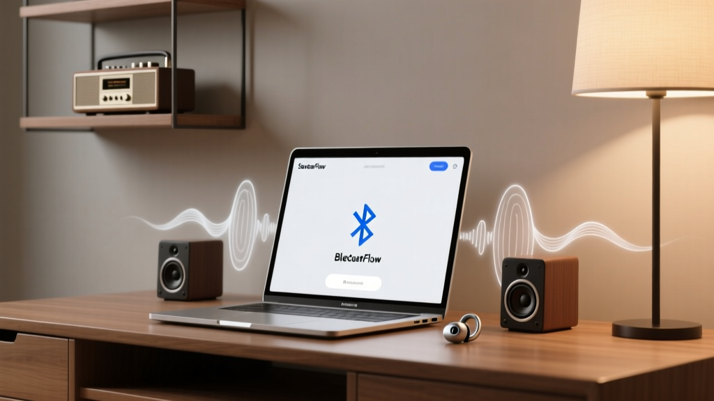Stream Phone Audio to Laptop Speakers via Bluetooth