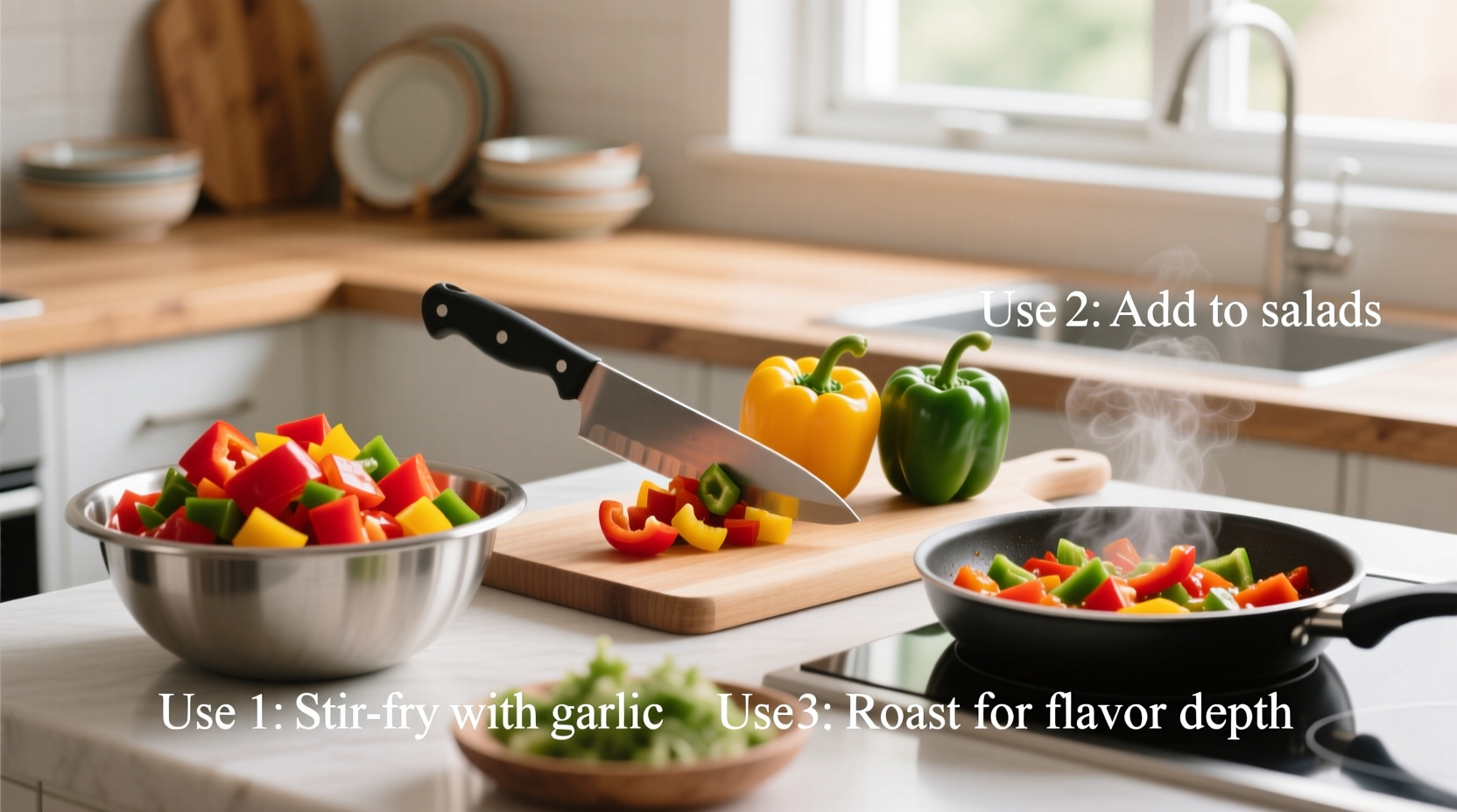 diced pepper uses and preparation tips