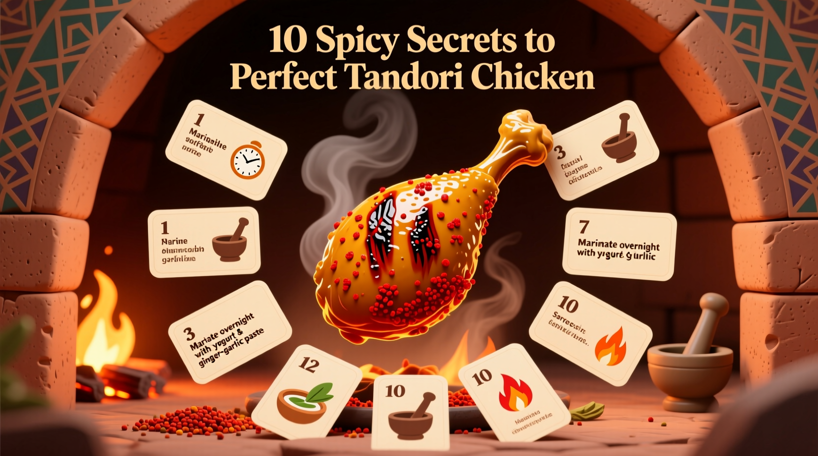 10 spicy secrets to perfect tandoori chicken