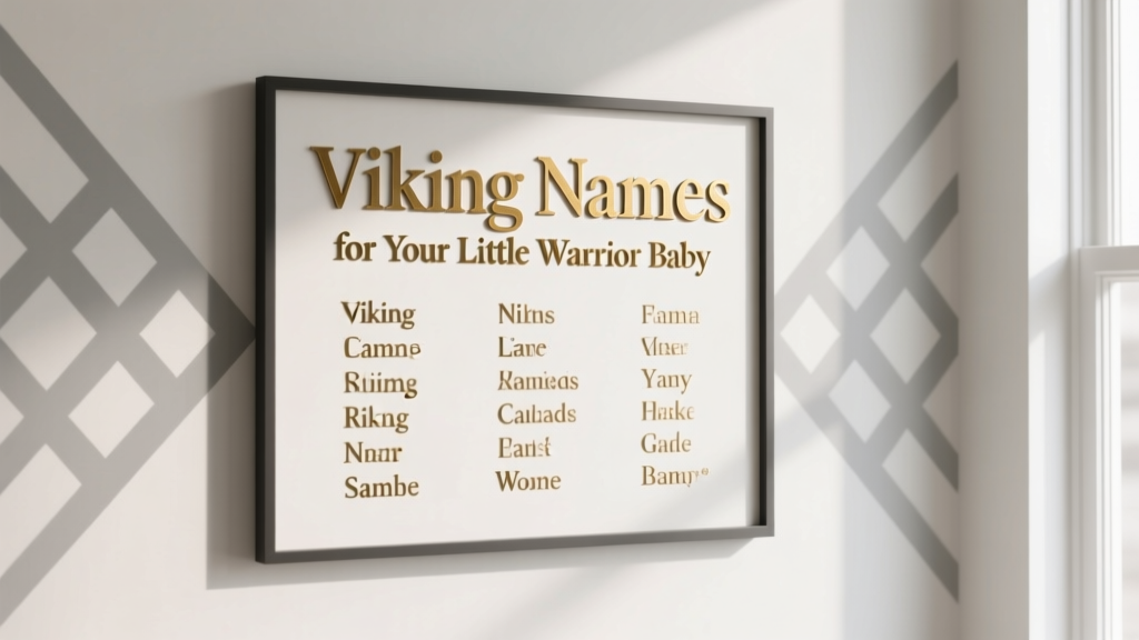 A List of Viking Names for Your Little Warrior Baby Video: Meaning, Pronunciation & Safety-First Naming Tips