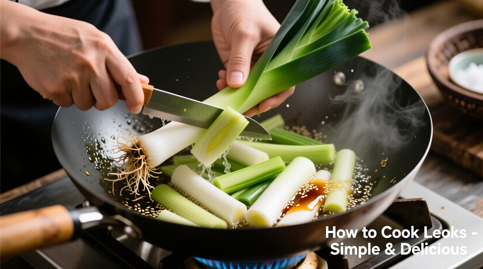 how do you prepare and cook leeks