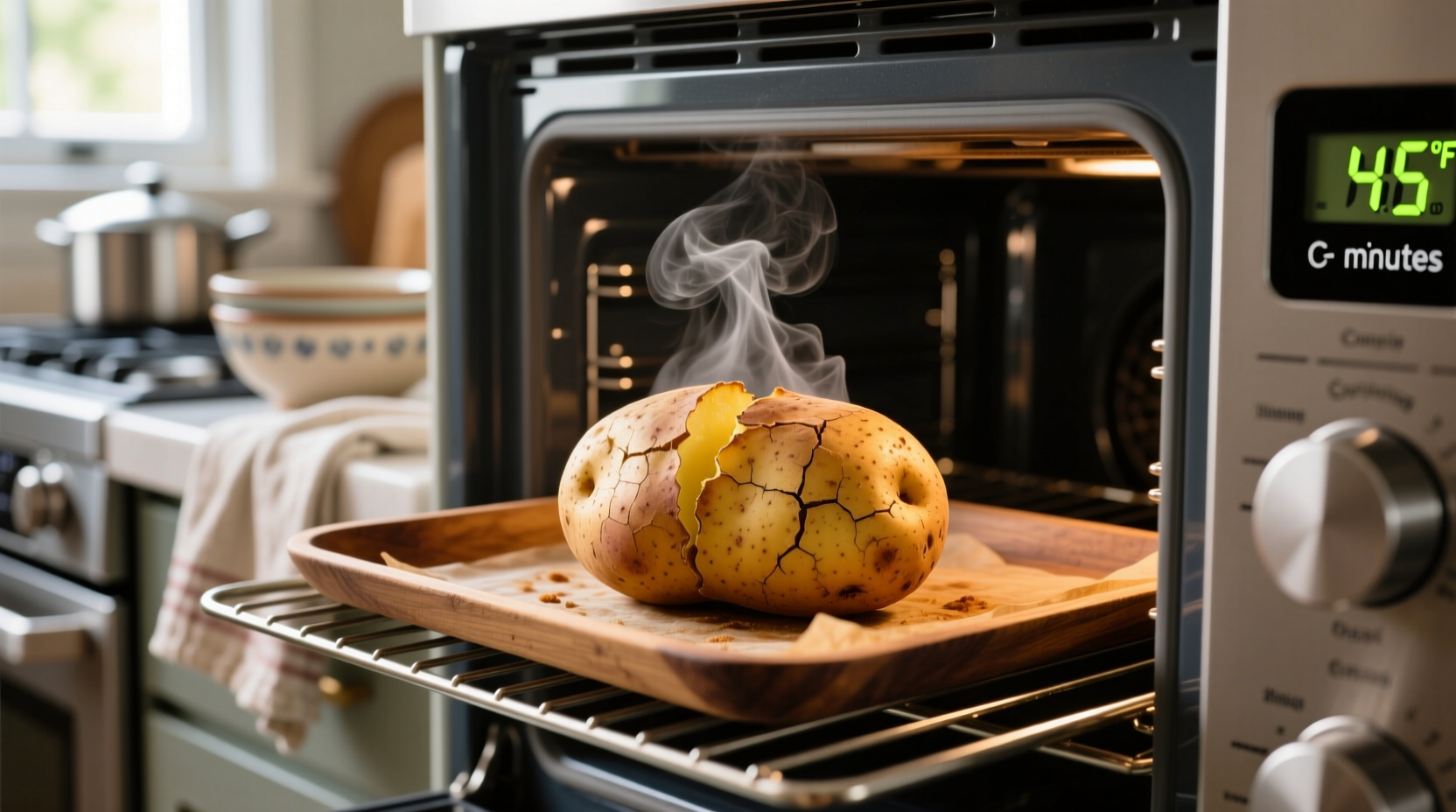 Baking Potato at 400°F: Perfect Time Revealed