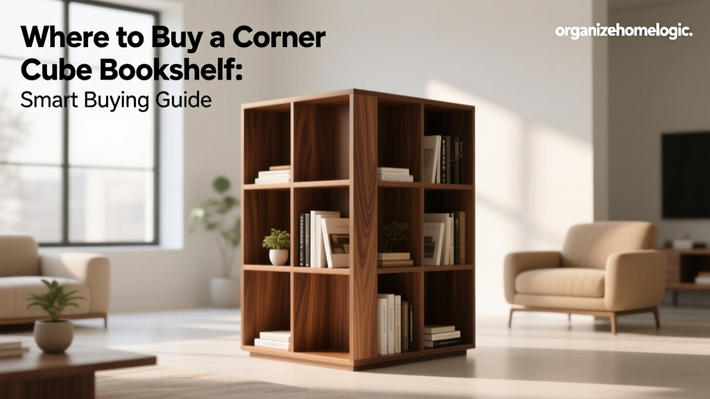 Where to Buy a Corner Cube Bookshelf: Smart Buying Guide