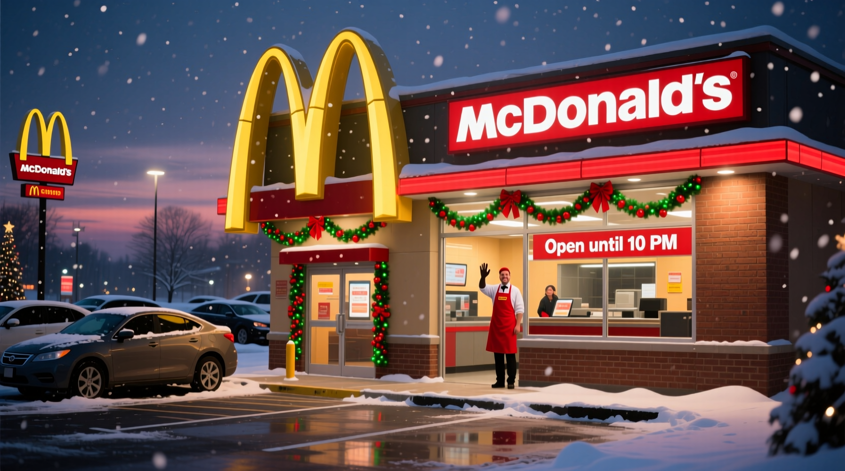 what time does mcdonalds close on christmas eve