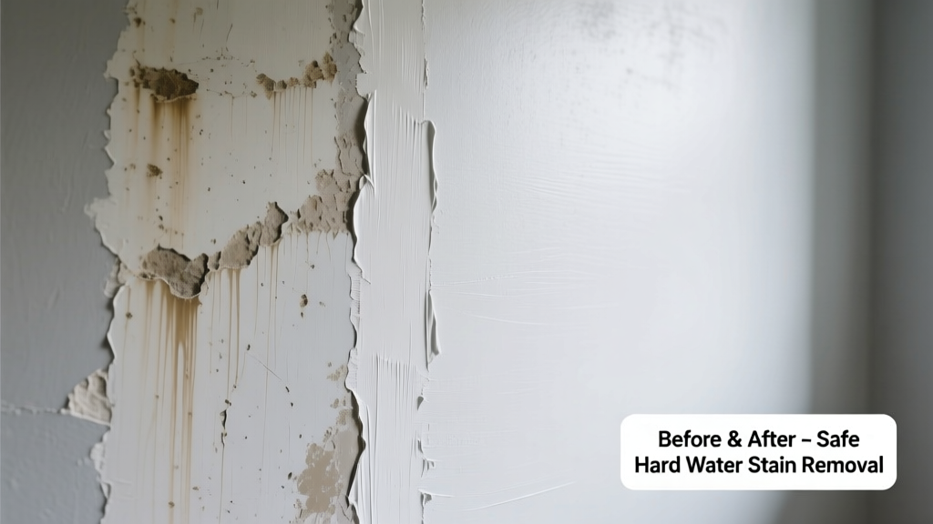 How to Remove Hard Water Stain from Painted Wall Safely