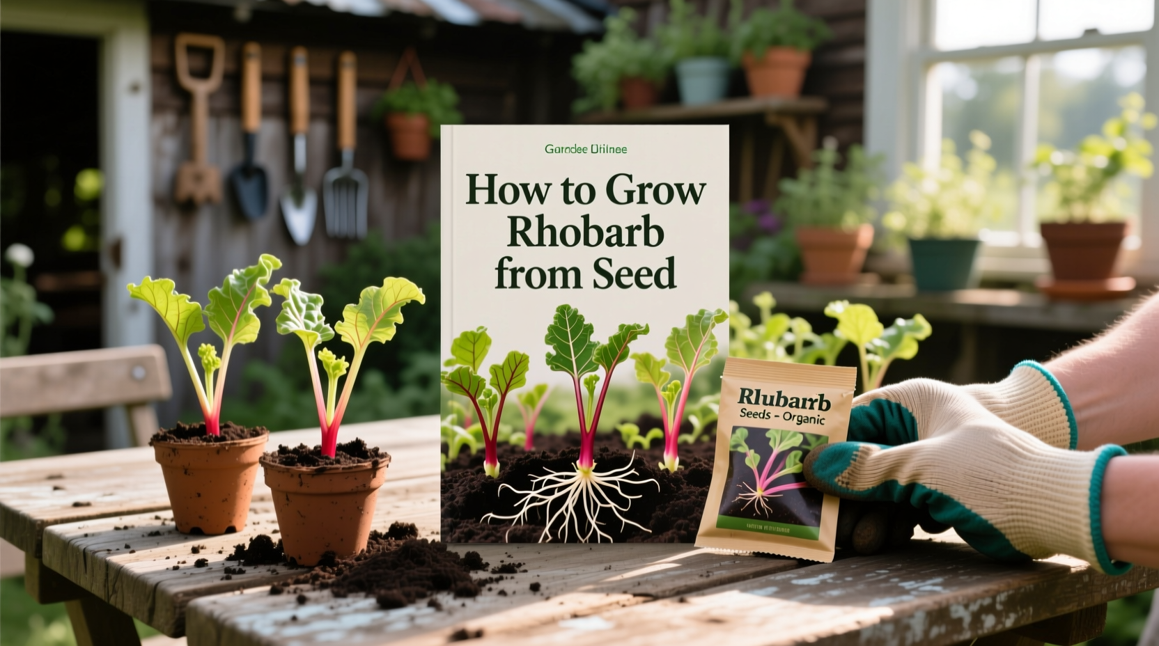 how to grow rhubarb from seed