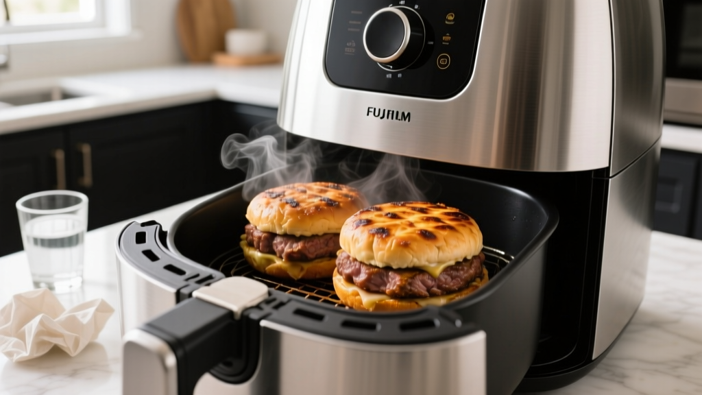 Frozen Turkey Burgers in Air Fryer: Crispy, Juicy & Foolproof
