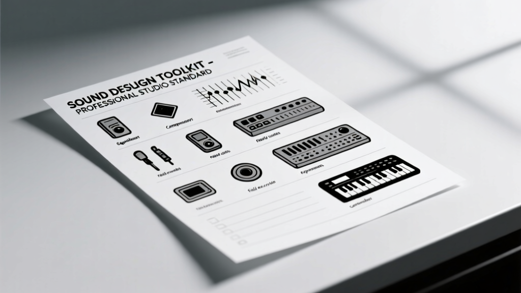 Sound Design Tools Checklist for Professionals