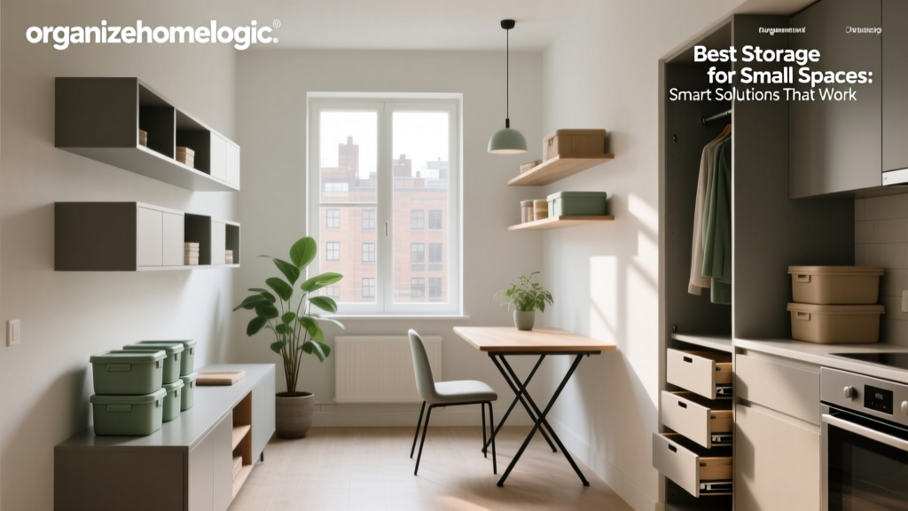 Best Storage for Small Spaces: Smart Solutions That Work