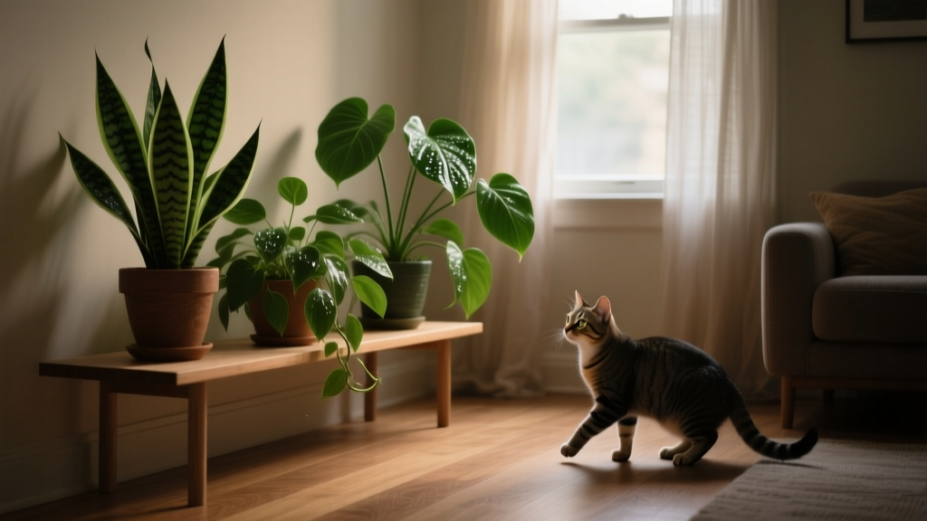 How to Keep Cat Out of Indoor Plants in Low Light