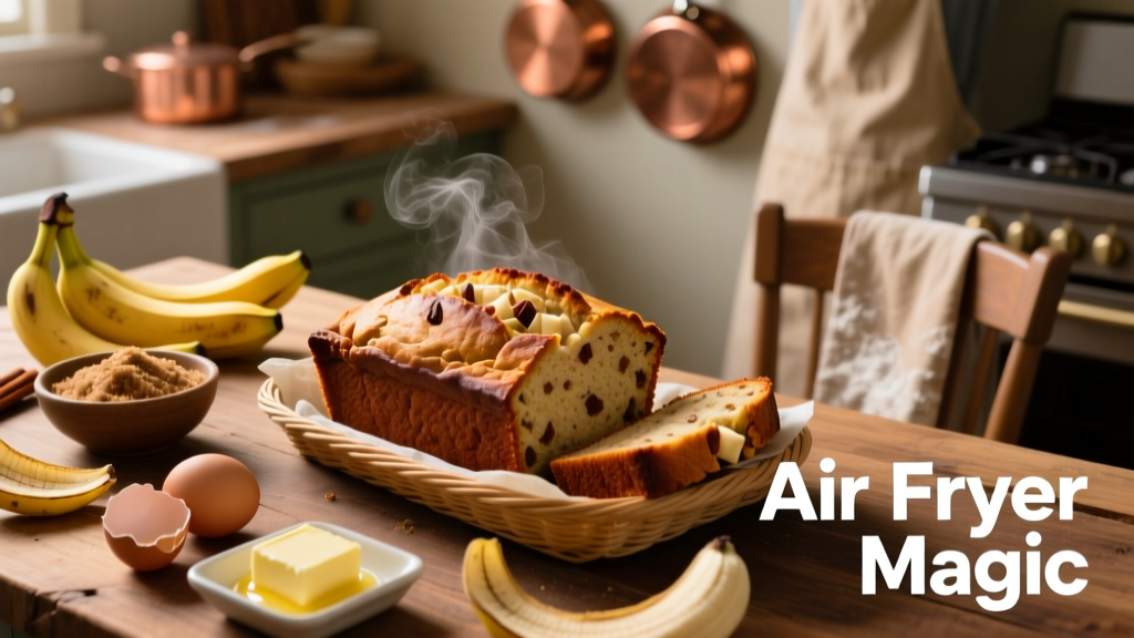 Air Fryer Banana Bread: Crispy-Edged, Moist-Centered
