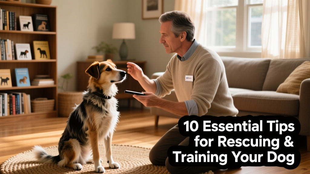 Tips for training a rescue dog