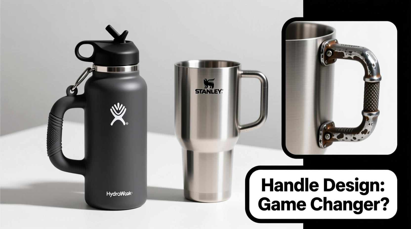 hydro flask vs stanley cup is the handle design really a game changer