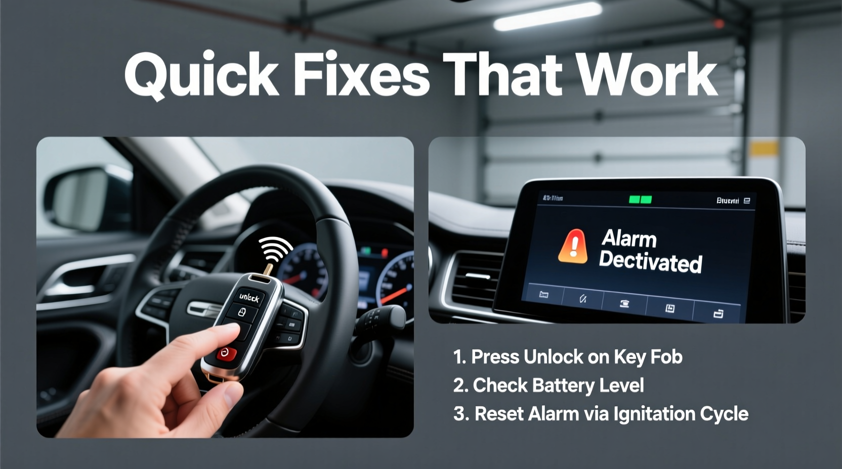 how to stop car alarm