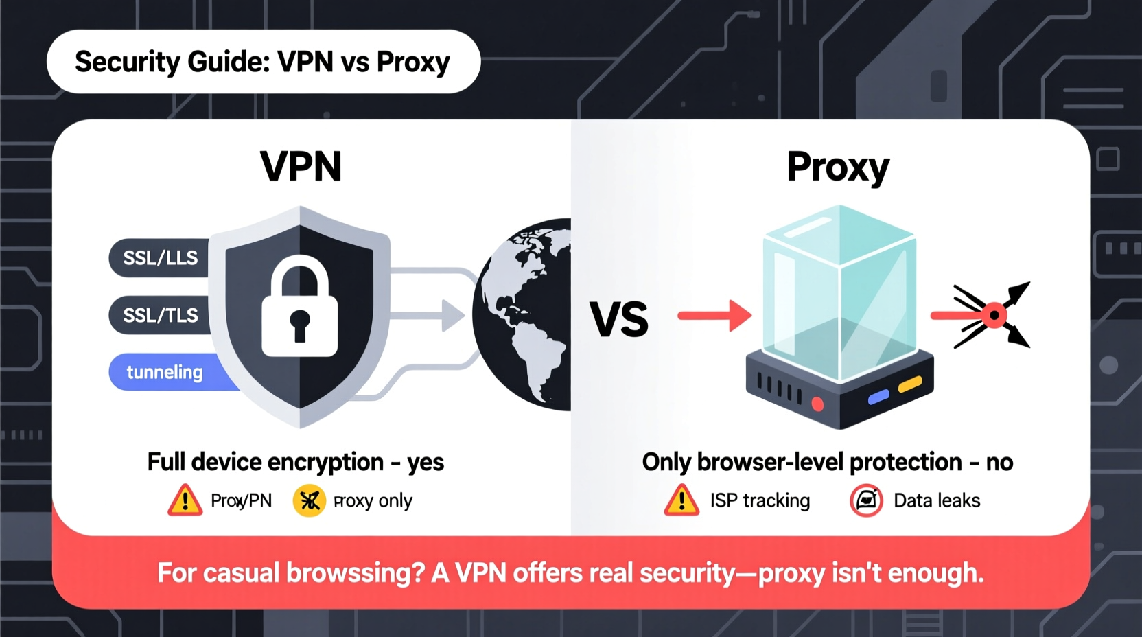 vpn vs proxy do you really need a vpn for casual browsing security