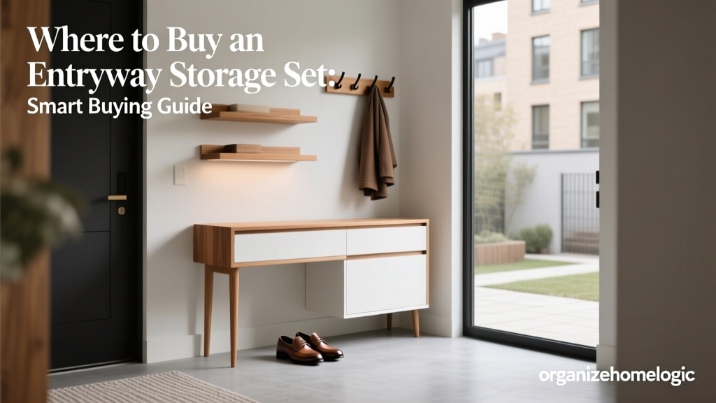 Where to Buy an Entryway Storage Set: Smart Buying Guide