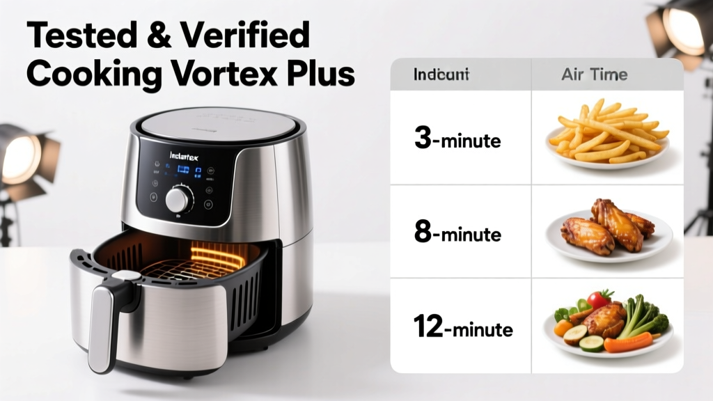Instant Vortex Plus Air Fryer Cooking Times (Tested!)