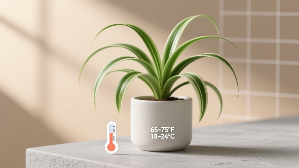 Spider Plant Temperature Guide: Indoor & Outdoor Ranges