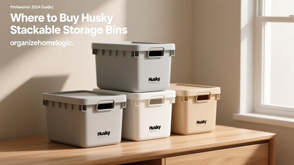 Where to Buy Husky Stackable Storage Bins (2024 Guide)