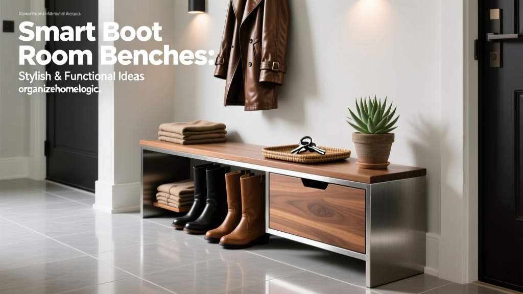 Smart Boot Room Benches: Stylish & Functional Ideas
