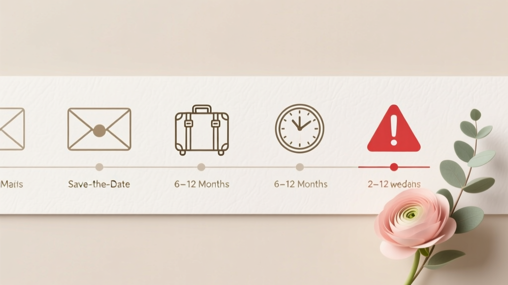 When to Send Wedding Save-the-Dates (2026)