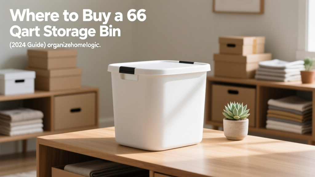 Where to Buy a 66 Quart Storage Bin (2024 Guide)