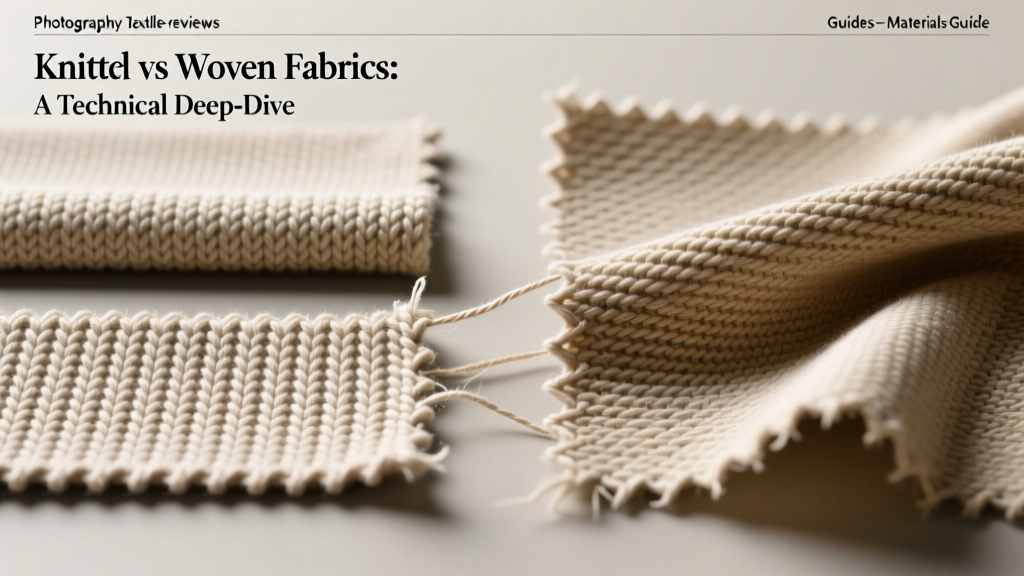 Knitted vs Woven Fabrics: A Technical Deep-Dive