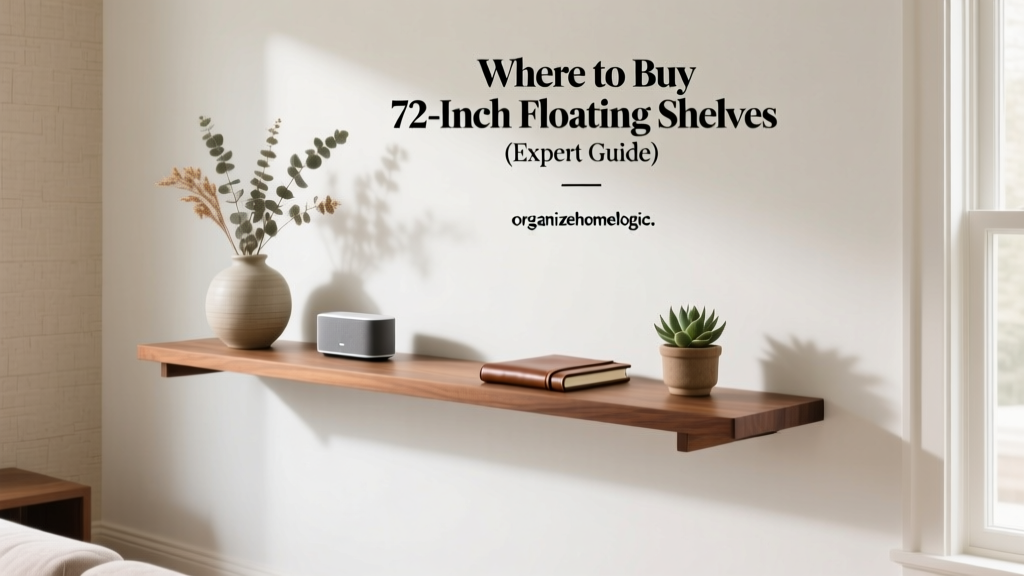 Where to Buy 72-Inch Floating Shelves (Expert Guide)