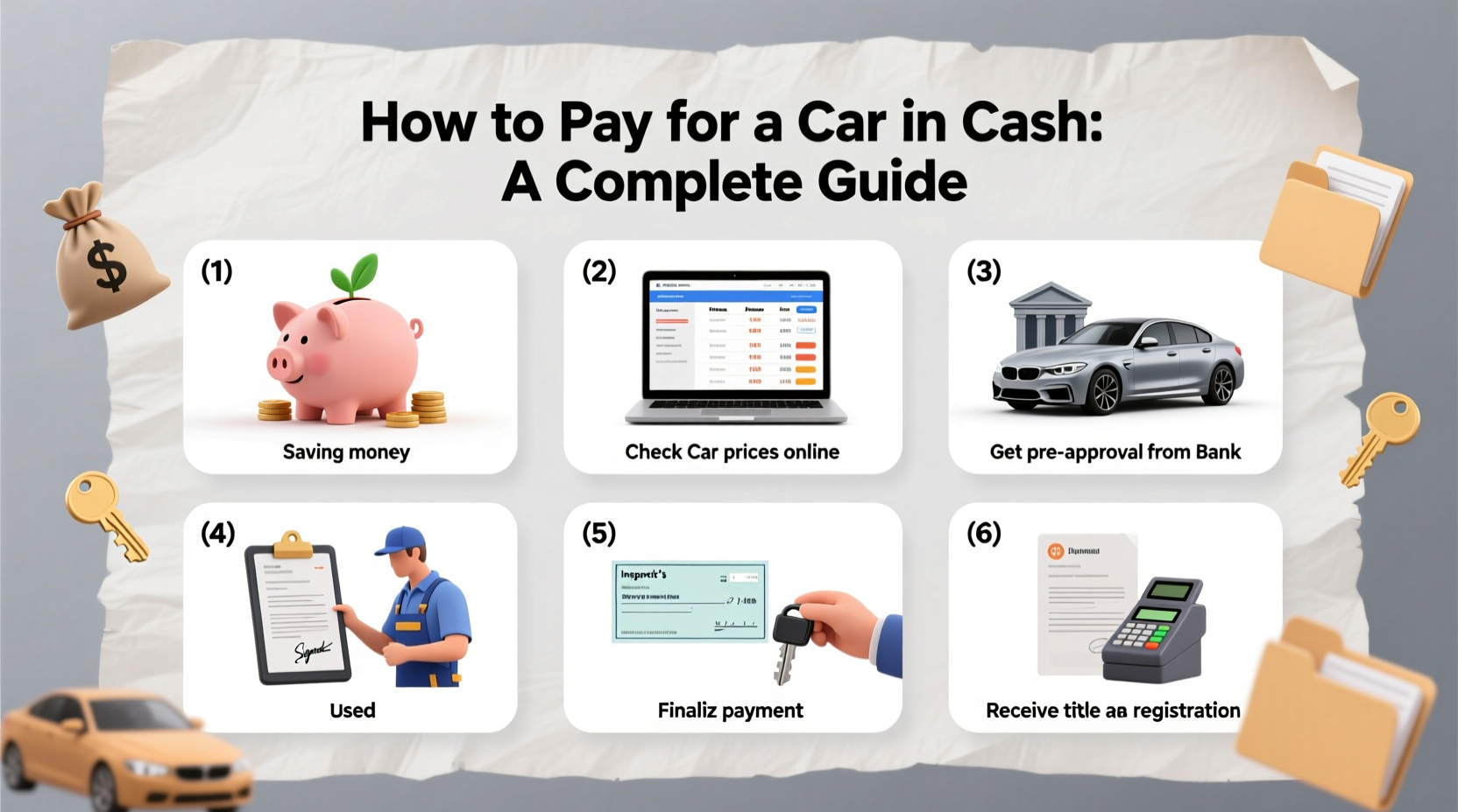 how do you pay for a car in cash
