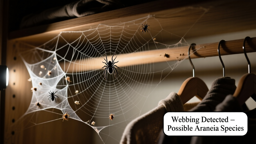 Webbing in Closet: What Pest Is It?