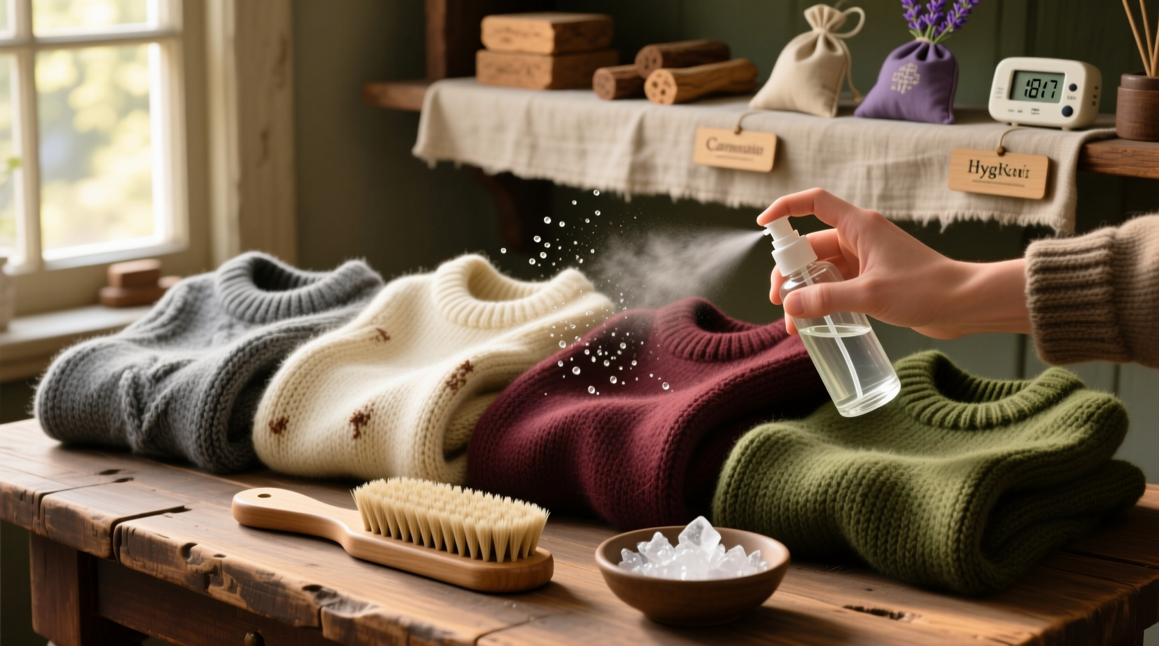 how to deodorize wool sweaters without washing