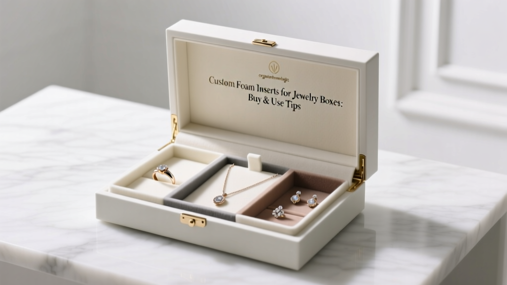 Custom Foam Inserts for Jewelry Boxes: Buy & Use Tips