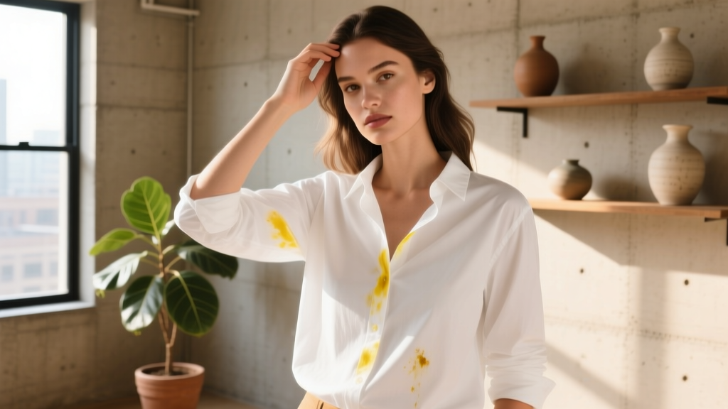 How to Remove Sweat Stains from White Undershirts
