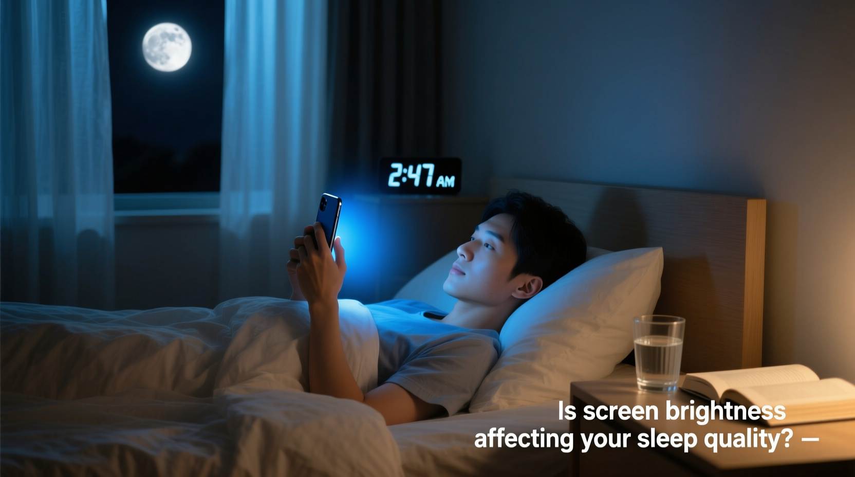 is screen brightness affecting your sleep quality