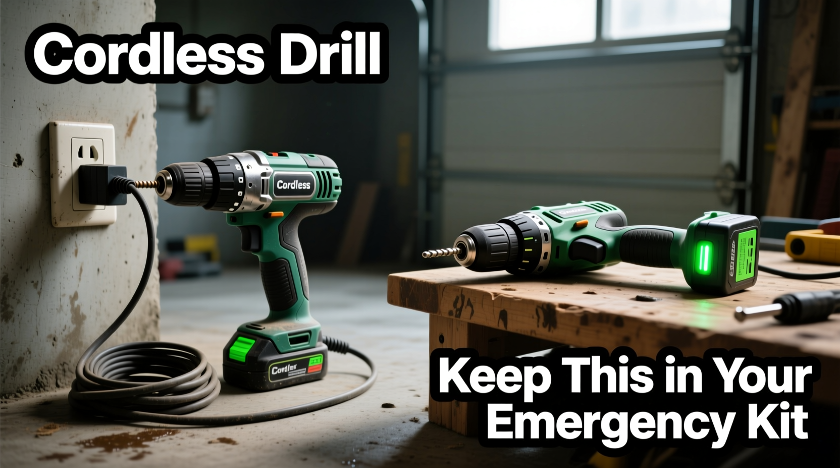 corded drill vs cordless which one should you keep in your emergency toolkit