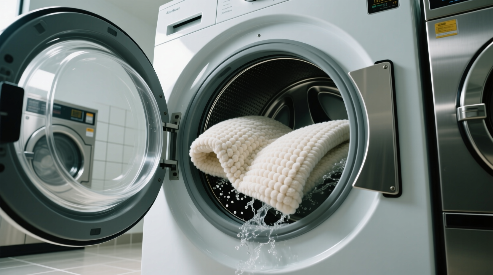can you wash plastic pellet weighted blankets in a front loader