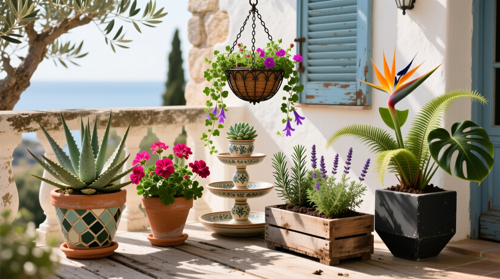 flower container planting ideas