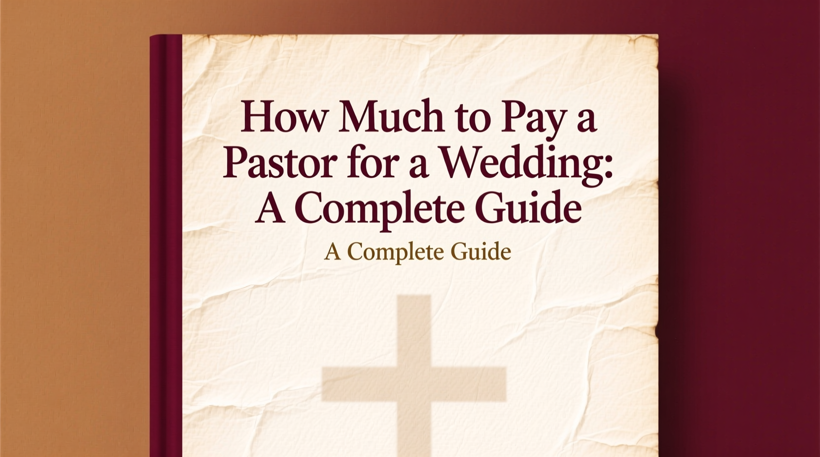 how much to pay pastor for wedding