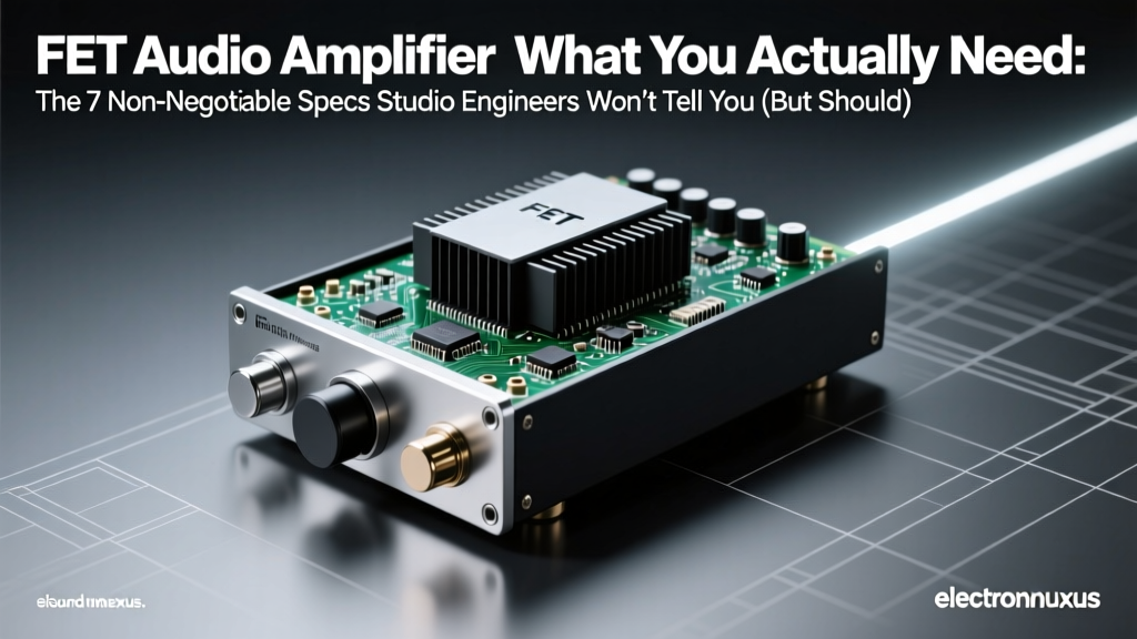 FET Audio Amplifier What You Actually Need: The 7 Non-Negotiable Specs Studio Engineers Won’t Tell You (But Should)