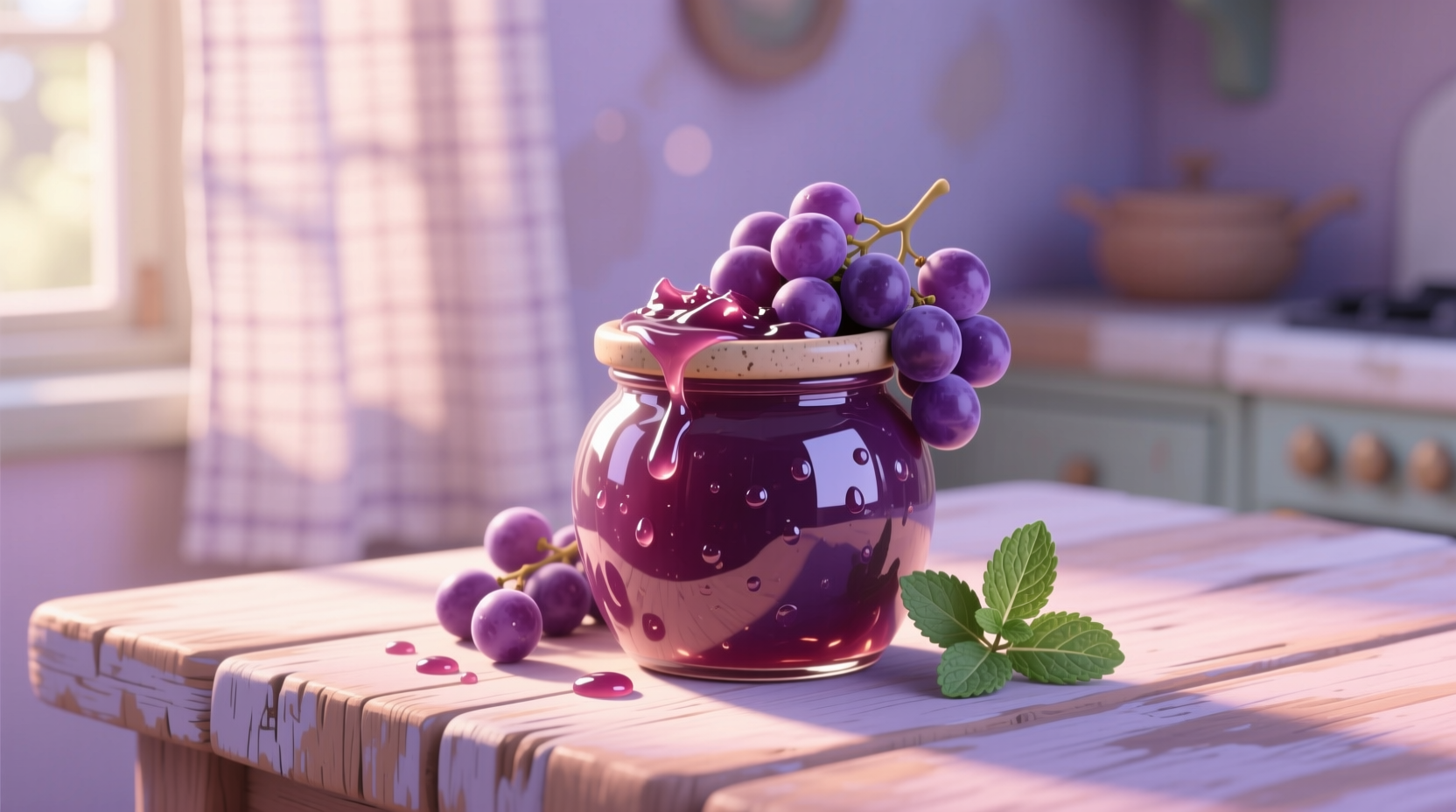 easy grape jam