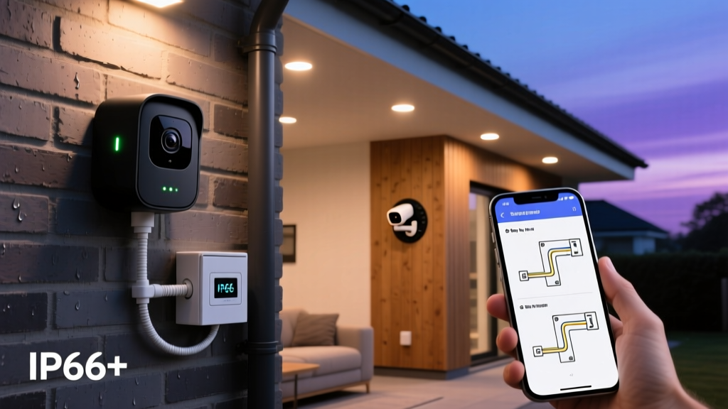 How to Install Weatherproof Smart Cameras: IP Ratings, Mounting, and Wiring Best Practices