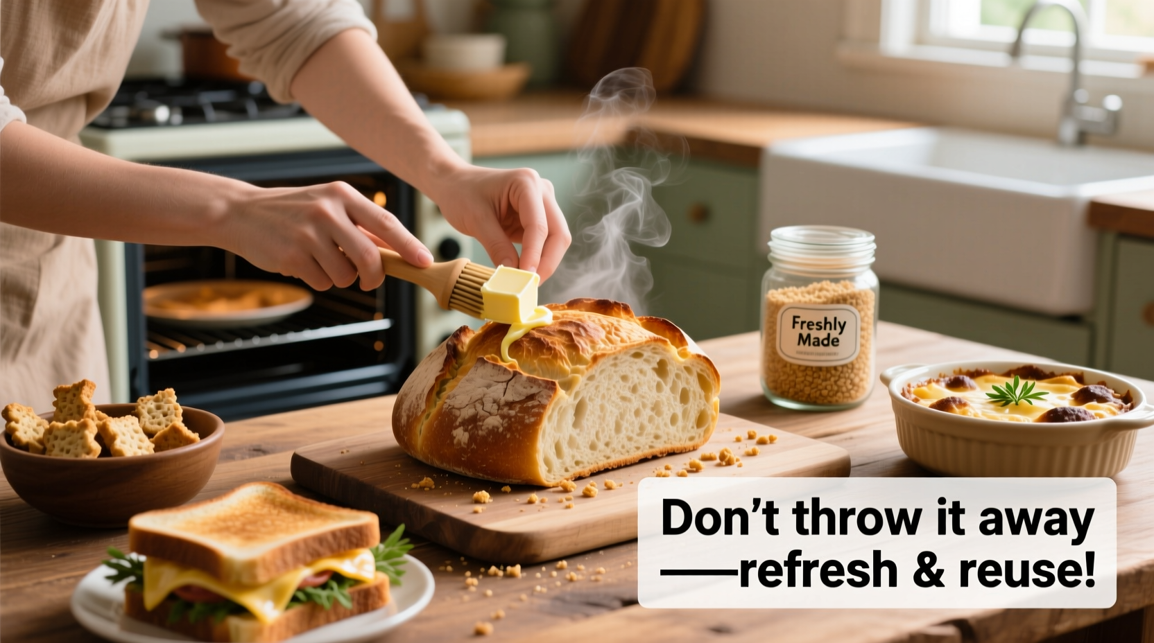 how to refresh stale bread without throwing it away delicious reuse ideas