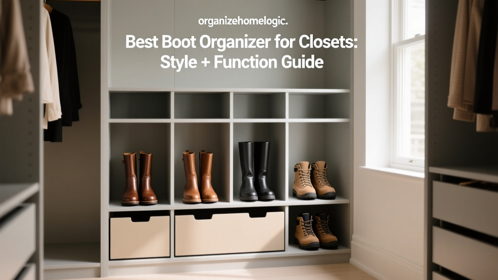 Best Boot Organizer for Closets: Style + Function Guide